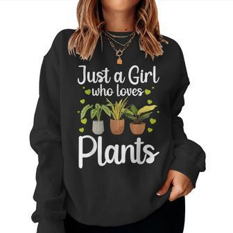 Cute Plant For Girls Gardening Plant Lovers Women Sweatshirt - Monsterry