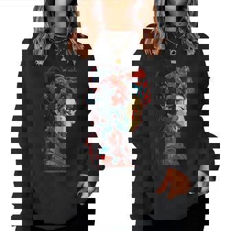 Cyberpunk Esthétique Samouraï Geisha Fille Masque Japonais Women Sweatshirt - Cadeauxyz