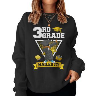 Dabbing Graduation Boy 3Rd Grade Nailed It Class Of 2024 Women Sweatshirt - Monsterry