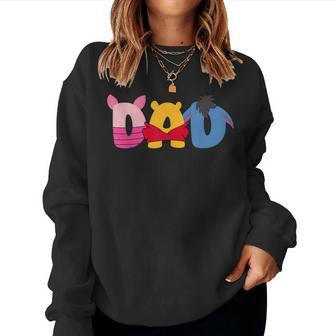 Dad And Mom Of The Birthday Girl Bear Family Matching Women Sweatshirt - Monsterry AU