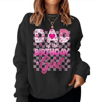 Dad And Mom Of The Birthday Girl Doll Family Party Decor Women Sweatshirt - Seseable