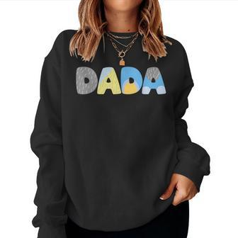 Dad And Mom Dada Birthday Boy Dog Family Matching Women Sweatshirt | Mazezy UK