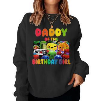 Daddy Of The Birthday Girl Fruit Birthday Family Matching Women Sweatshirt - Thegiftio UK