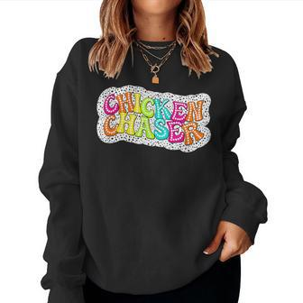 Dalmatian Chicken Chaser Women Sweatshirt - Monsterry CA