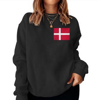 Denmark Flag Danmark Danish Flags Women's Sweatshirt Frauen - Geschenkecke