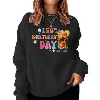 Derby Party 150Th Derby Day Horse Racing Talk Derby To Me Women Sweatshirt - Seseable
