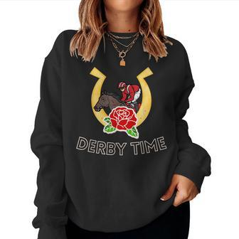 Derby Time Horse Racing 150Th Derby Day 2024 Women Sweatshirt - Seseable