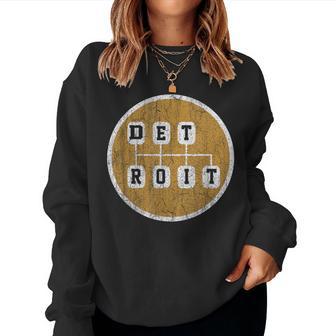 Detroit Stick Shift For Girls Boys Detroit Shift Women Sweatshirt - Monsterry DE