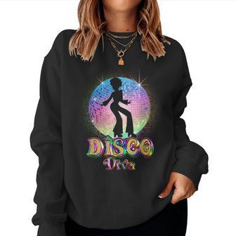 Disco Diva Retro 70'S 80'S Seventies Retro Disco Ball Women Sweatshirt - Monsterry DE
