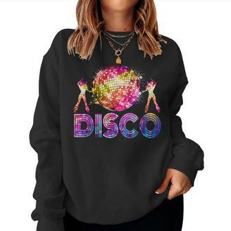 Disco 70S Vintage Retro Theme Dancing Queen 70'S Women Women Sweatshirt - Seseable