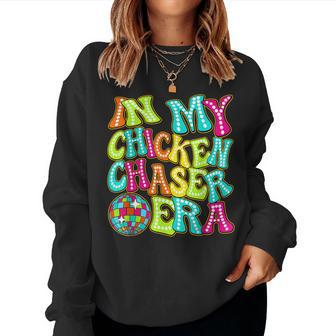 Disco Groovy In My Chicken Chaser Era Women Sweatshirt - Monsterry UK