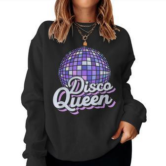 Disco Queen Party Girl 90S 80S Women Women Sweatshirt - Seseable