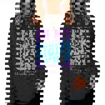 In My Double Digits Era 10Th Birthday Version Groovy Retro Women Sweatshirt - Seseable