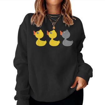 Duck Duck Gray Duck Minnesota Women Sweatshirt - Monsterry