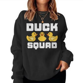 Duck Squad Animal Duck Lover Women Sweatshirt | Mazezy