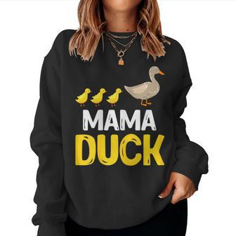 Ducks Duck Lover Mama Duck Women Sweatshirt - Monsterry UK