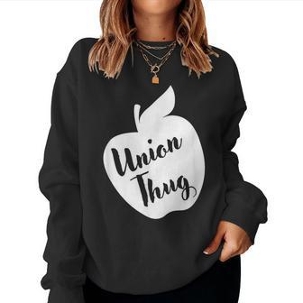 Ed Red Union Thug Teacher T Women Sweatshirt - Monsterry AU
