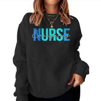 Emergency Nurse For Nursing Student Women Sweatshirt - Monsterry