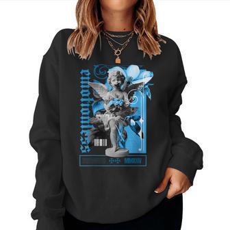 Emotionless Powder Blue 9S Matching For Women Women Sweatshirt - Thegiftio UK