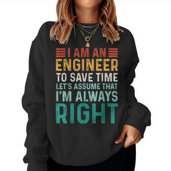 I Am An Engineer Engineer Engineering For Women Women Sweatshirt - Thegiftio UK