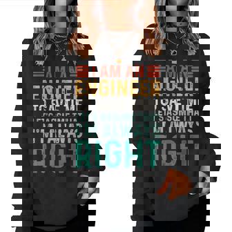 I Am An Engineer Engineer Engineering For Women Women Sweatshirt - Thegiftio UK