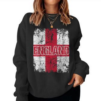 England Flag Women's Children's England Sweatshirt Frauen - Seseable