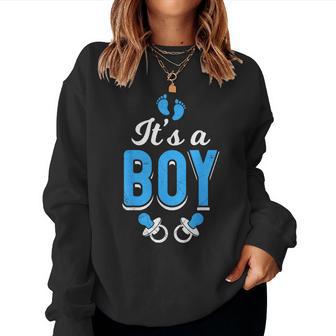 Es Ist Ein Junge Werdende Mama 2024 Babyboy 2024 Announcement Sweatshirt Frauen - Geschenkecke