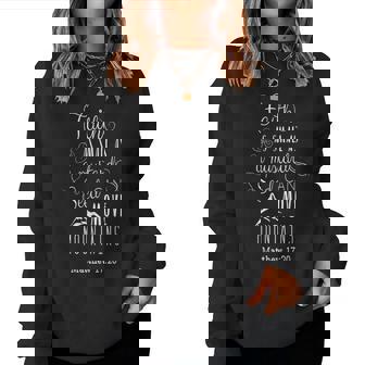 Faith Seed Of Mustard Parable Christian Faith For Women Women Sweatshirt - Monsterry