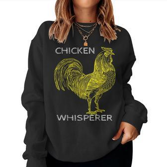 Farmer Ideas For Chicken Lover Backyard Farming Women Sweatshirt - Monsterry