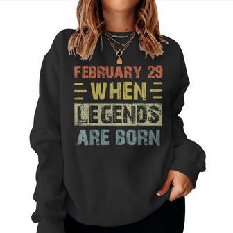 February 29 Birthday For Girls Cool Leap Year Women Sweatshirt - Monsterry DE