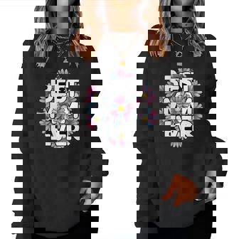 Fête Des Mères D'anniversaire Pour Maman King Of Mom Mignon Floral Women Sweatshirt - Cadeauxyz