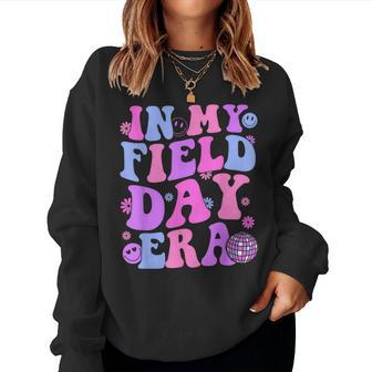 In My Field Trip Era Retro Groovy Teacher Field Day 2024 Women Sweatshirt - Monsterry UK