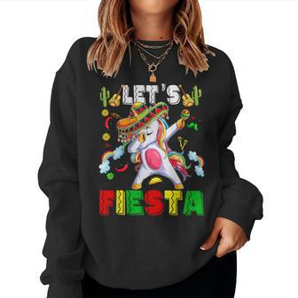 Lets Fiesta- Cinco De Mayo Mexican Kid Girl Women Sweatshirt - Monsterry DE