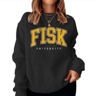 Fisk University Retro Women Women Sweatshirt - Seseable