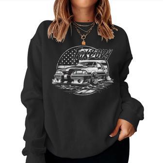 Foxbody Foxbody Nation Foxbody 50 Stang Car Enthusiast Women Sweatshirt - Monsterry DE