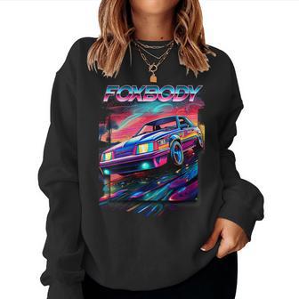 Foxbody Foxbody Nation Foxbody Stang Car Enthusiast Women Sweatshirt - Monsterry CA