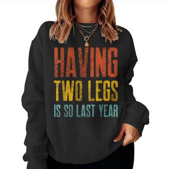 Ampu Prosthetic Leg Humor Woman Ampu Women Sweatshirt - Thegiftio UK