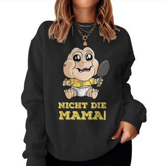 Baby Dino Tv Word Game Nicht Die Mama Sweatshirt Frauen - Geschenkecke