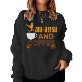 Brazilian Jiu Jitsu And Coffee Bjj Gi Women Women Sweatshirt - Monsterry UK