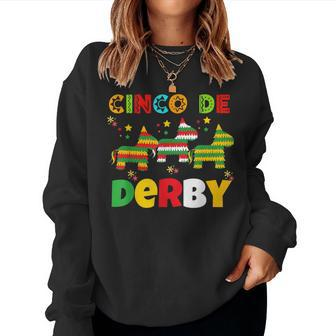 Horse Racing Cinco De Derby Ky Derby De Mayo Women Sweatshirt | Mazezy