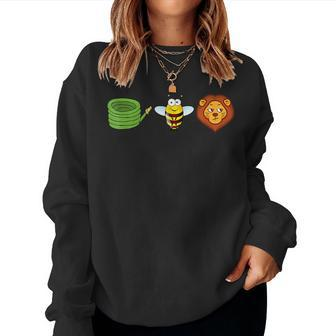 Hose Bee Lion Women Sweatshirt - Seseable