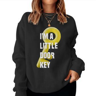 I'm A Little Door Key Nerdy Bad Dorky Mom Dad Women Sweatshirt - Monsterry DE
