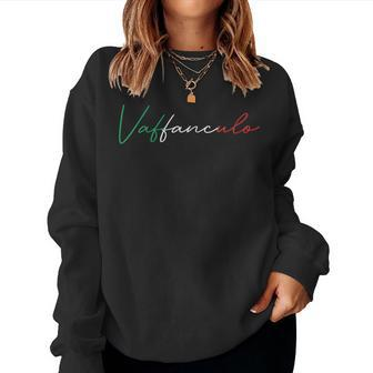 Italian Vaffanculo Women Sweatshirt | Mazezy