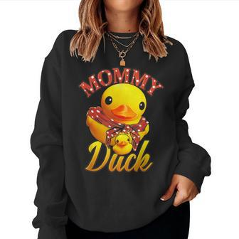 Mommy Duck Mama Mother Rubber Duck Mom Women Sweatshirt - Monsterry AU