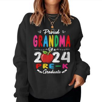 Proud Grandma Of A Class Of 2024 Pre-K Graduate Women Sweatshirt - Monsterry DE