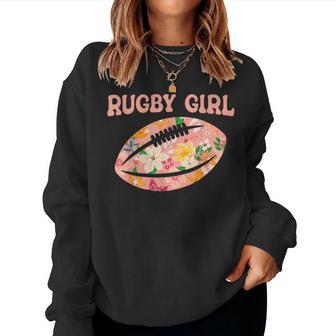 Rugby Gridiron Football Team Sport Rugby Girl Women Sweatshirt - Thegiftio UK