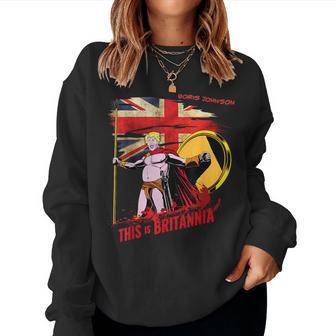 Sarcastic Prime Minister Boris Johnson Pro Brexit Women Sweatshirt - Thegiftio UK