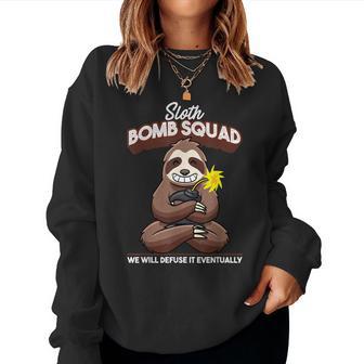 Sloth Bomb Defusal Explosive Experts Eod Women Sweatshirt - Monsterry DE