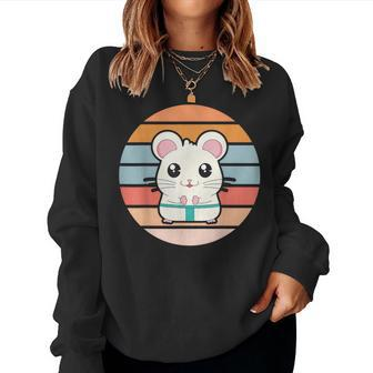 Spectacle Hamster Costume For Boys And Girls Vintage Women Sweatshirt - Monsterry DE