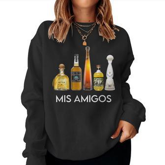 Trendy Sarcastic Alcohol Mis Amigos Tequila Men Women Sweatshirt - Thegiftio UK